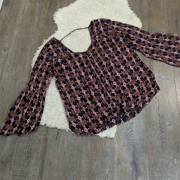 BILLABONG boho Button Down Top - Picture 3 of 8